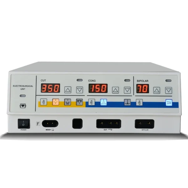 CM-350A Electrosurgical Unit (ESU) with LED display and control panel for surgical cutting and coagulation