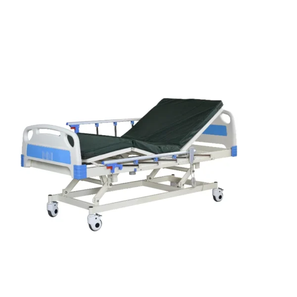 Technical diagram showing 2160×960×440/660mm dimensions of tri-function electric care bed