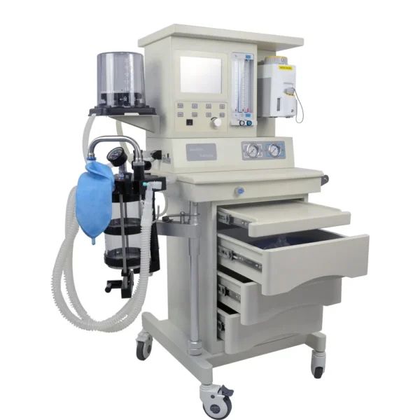 O2/N2O four-tube flowmeter for anesthesia gas delivery
