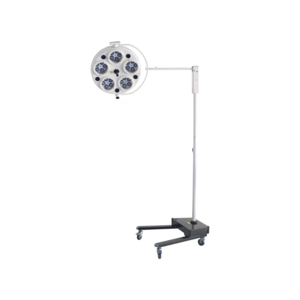 Minor portable LED surgical light with backup battery, 160,000 lux cold light, adjustable gooseneck